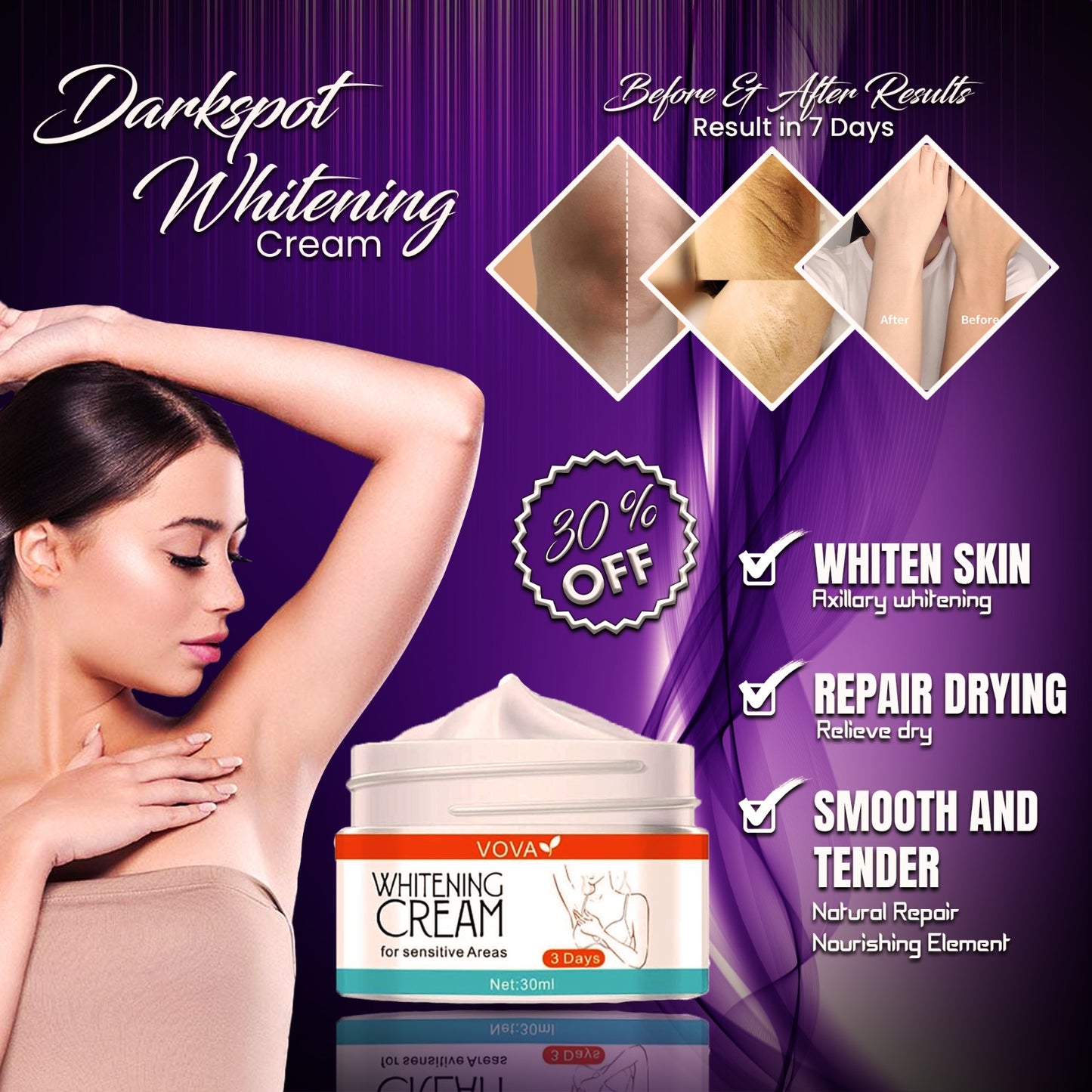 Private Parts Whitening Cream